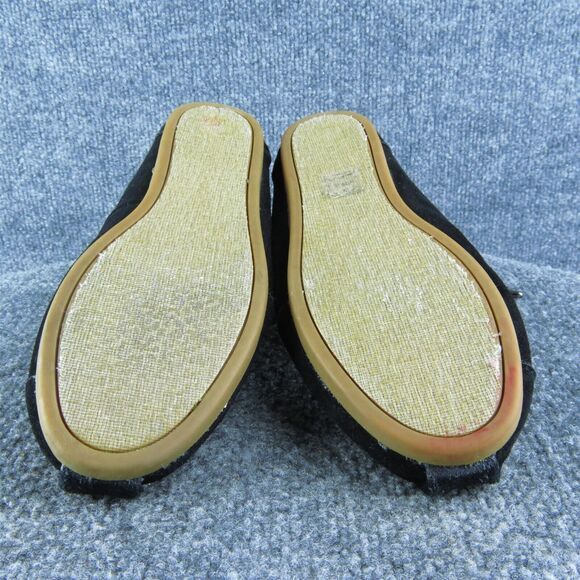 TOMS Moccasin Women Bootie‎ Boots Size 8 Medium Black Suede Lace Up - Picture 8 of 9